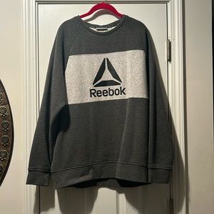 🩶Reebok Men’s Gray Sweatshirt Large